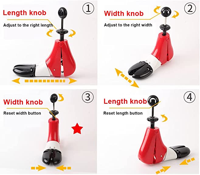 Boot Stretchers for Cowboy Boots | 4-way Adjustable Shoes Stretcher