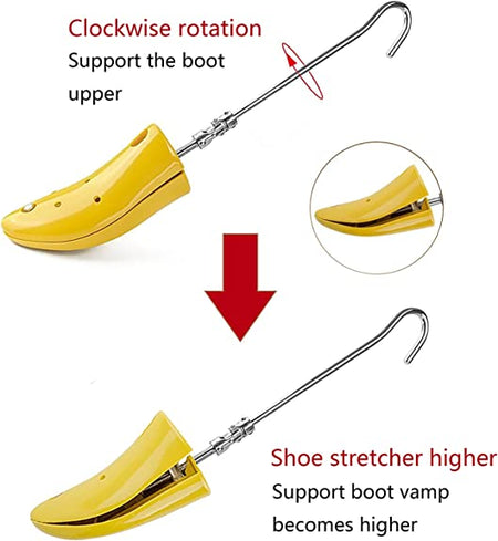 Emivery Shoe Stretcher for Boots Adjustable Stretching Boots Instep Expander Shoes Trees