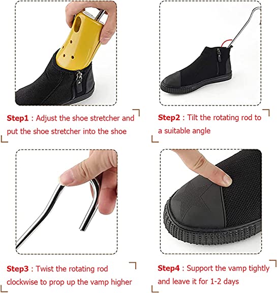 Emivery Shoe Stretcher for Boots Adjustable Stretching Boots Instep Expander Shoes Trees