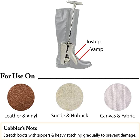 FootFitter Cast Aluminum Boot Instep & Vamp Stretcher