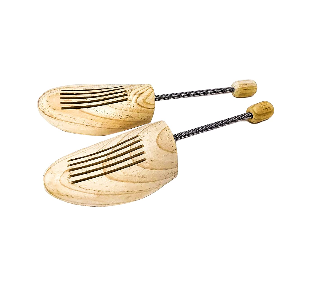 Leather Hero Wood Shoe Trees | Portable Smooth Wooden Boot & Shoe Trees for Men & Women