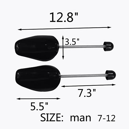 WOCTDTHW Shoe Trees for Sneakers Shaper 3 Pair Plastic Men Shoe Stretcher Shape Boot Holder Prevent Creasing