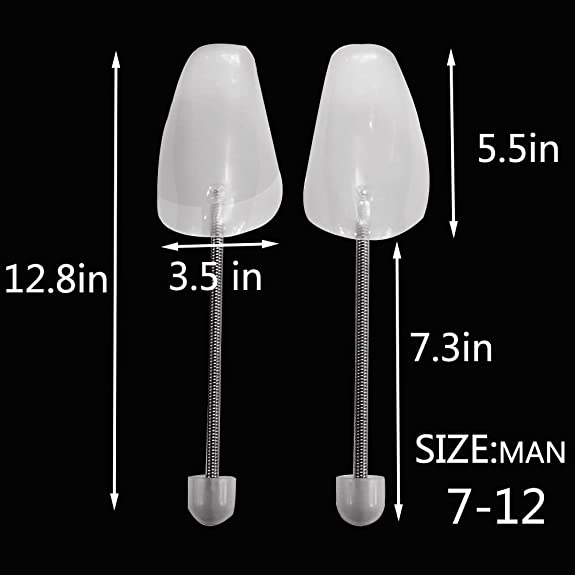 WOCTDTHW Shoe Trees for Sneakers Shaper Plastic Men Shoe Stretcher Shape