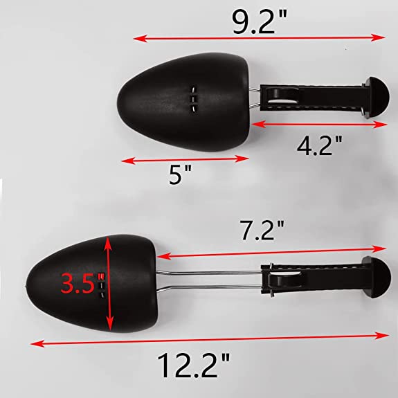 YY YEARCHY Shoe Tree for Men Adjustable Lightweight Plastic Shoe Stretchers