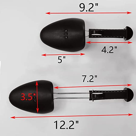 YY YEARCHY Shoe Tree for Men Adjustable Lightweight Plastic Shoe Stretchers