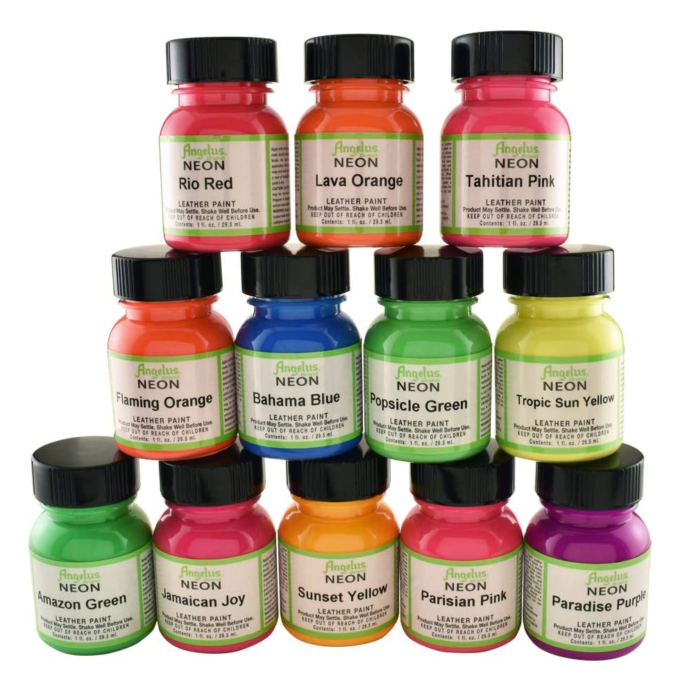 Angelus Acrylic Paints Neon 1OZ #ANAPN1OZ