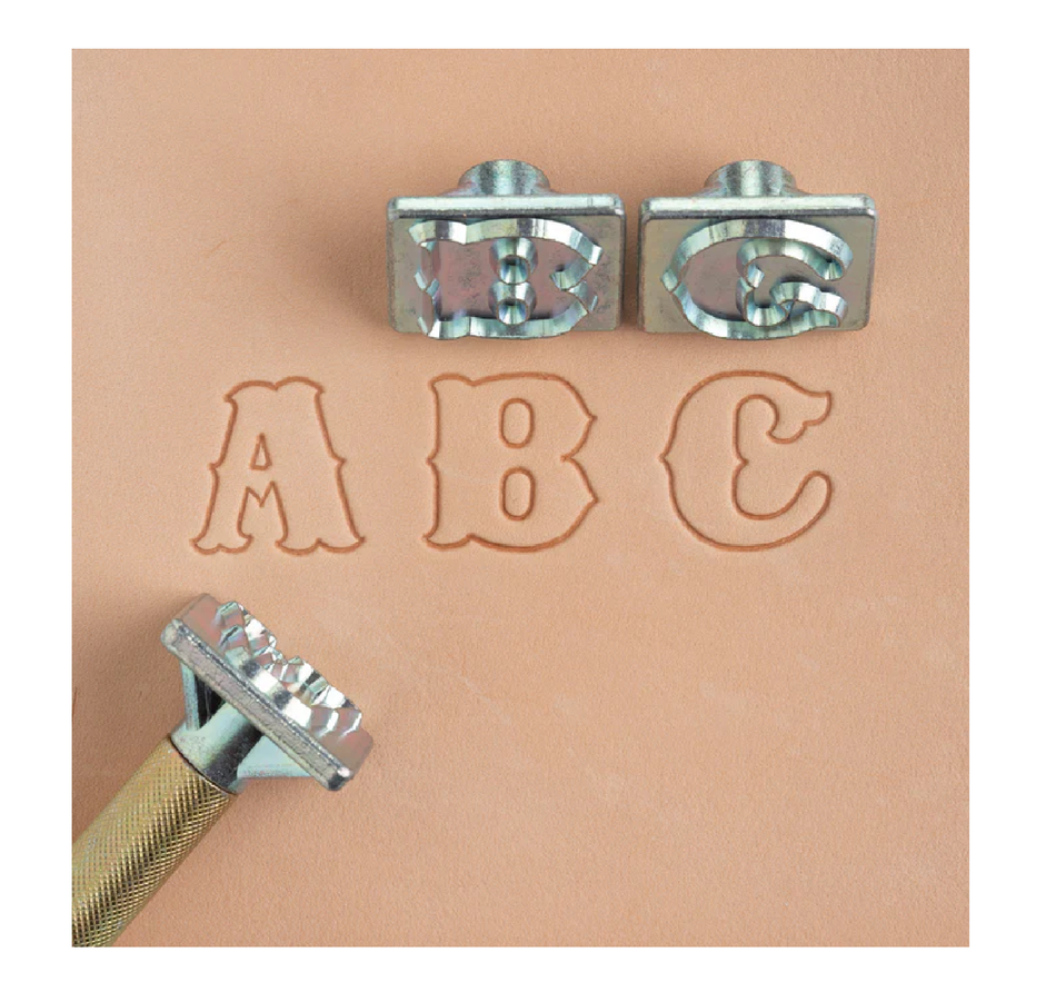 Tandy Leather Craftool 3/4" (19 mm) Standard Alphabet Set 8131-00