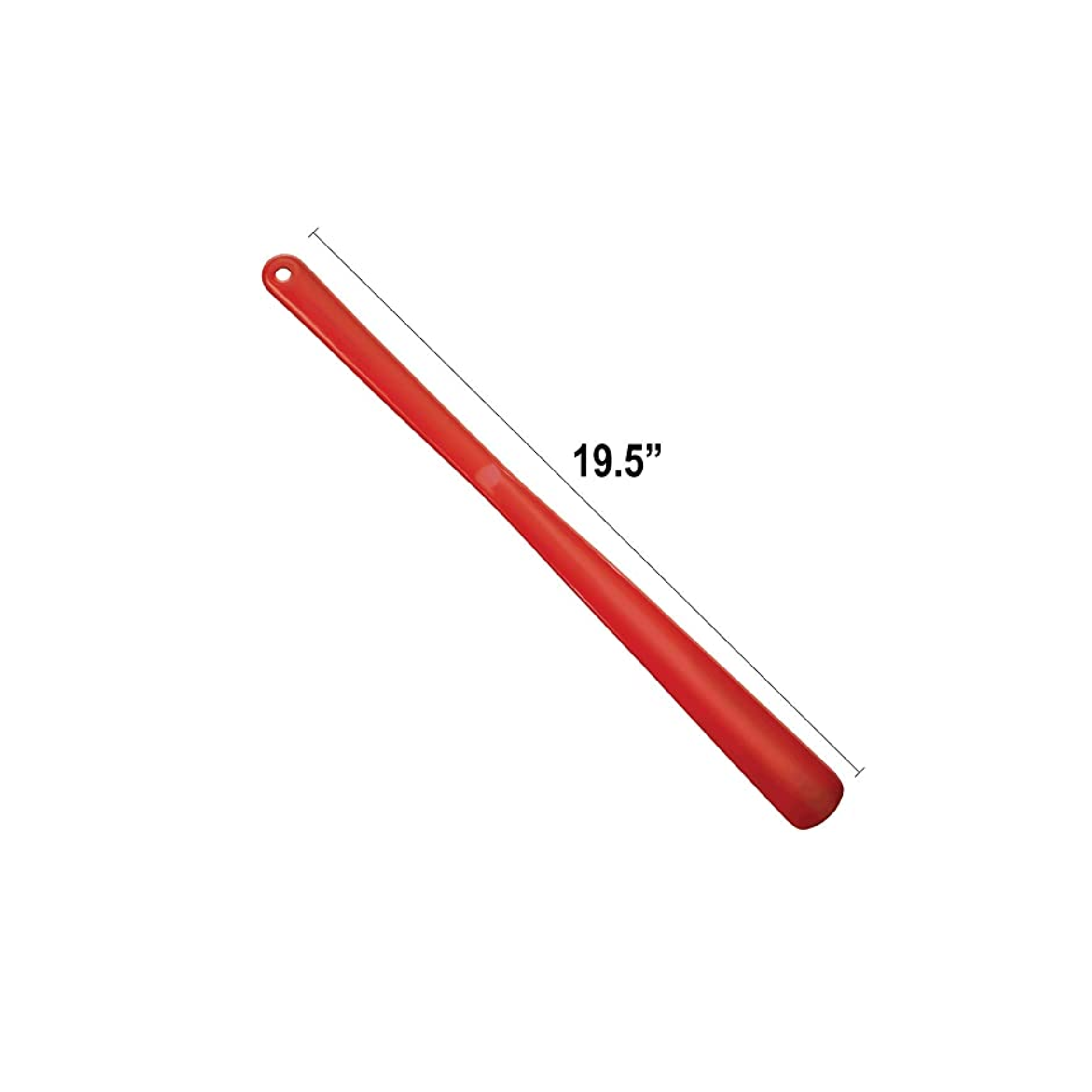 19.5 Inch Plastic Shoehorn with Hanging Hole