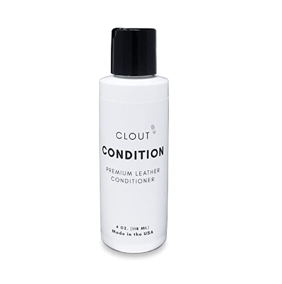 CLOUT Condition - Premium Leather Conditioner for Sneakers, Shoes, Boots & Accessories - Safe for All Colored and White Leather  4.66oz