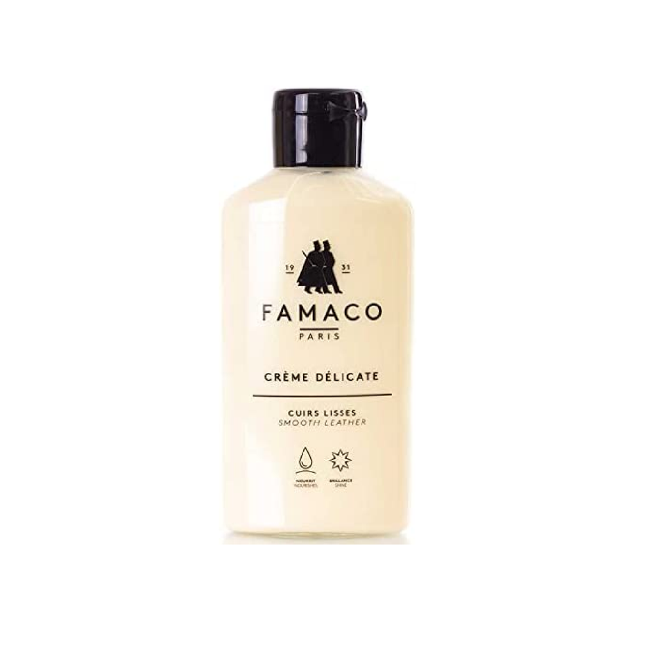 Famaco Creme Delicate -Smooth Leather Conditioner - 4.94 Oz - For Shoes Boots