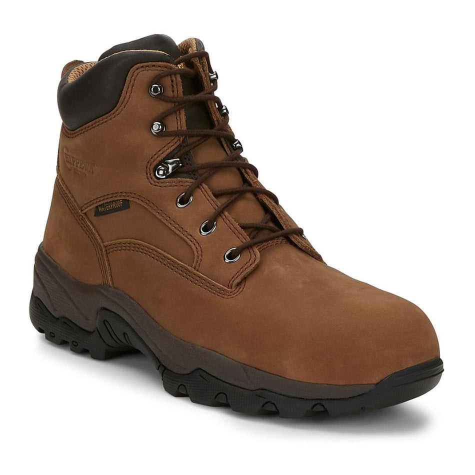 Chippewa Men's Footwear 6" Lace up  Graeme 6" Waterproof comp Toe Hiker Color Brown (#55161)