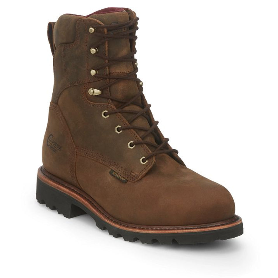 Chippewa Back Men's Footwear Super DNA 6" waterproof Steel Toe Insulated Color Bay Apache (#59330)