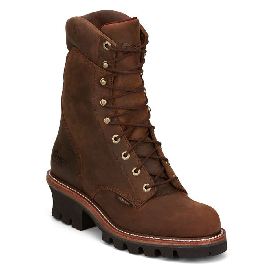 Chippewa Back Men's Footwear Logger Super DNA 9" Waterproof Logger Color Bay Apache (#59406)