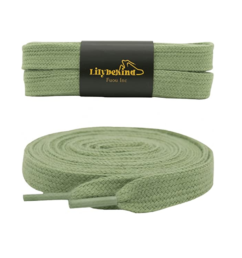 Lilybekind 15/30" Wide Flat Shoe Laces 47" Replacement Shoelaces for Sneakers