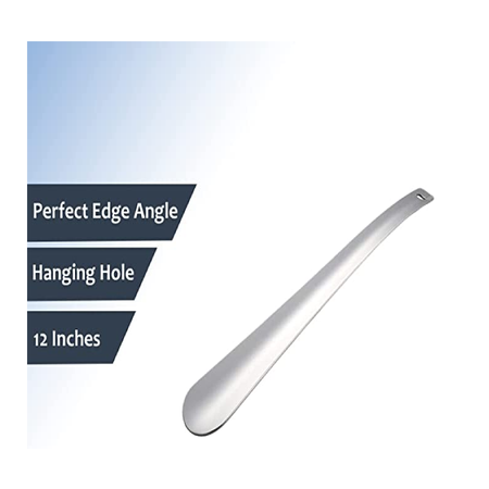 55 TRENDS Metal Shoe Horn Portable Long Handle Shoehorn Spoon For Men And Women