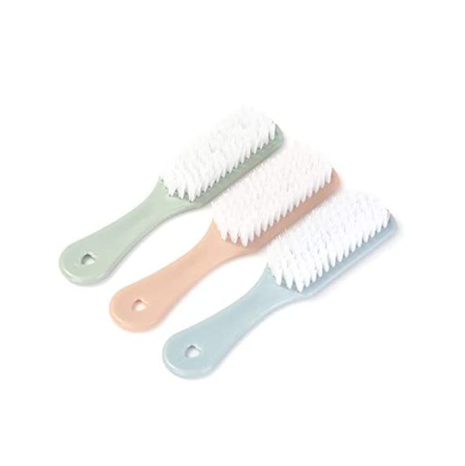 3PCS Shoe Brush Comfortable Plastic Handle Clothes Cleaning Shoe Cleaning Soft Cleaning Brush Home and School Cleaning Tools