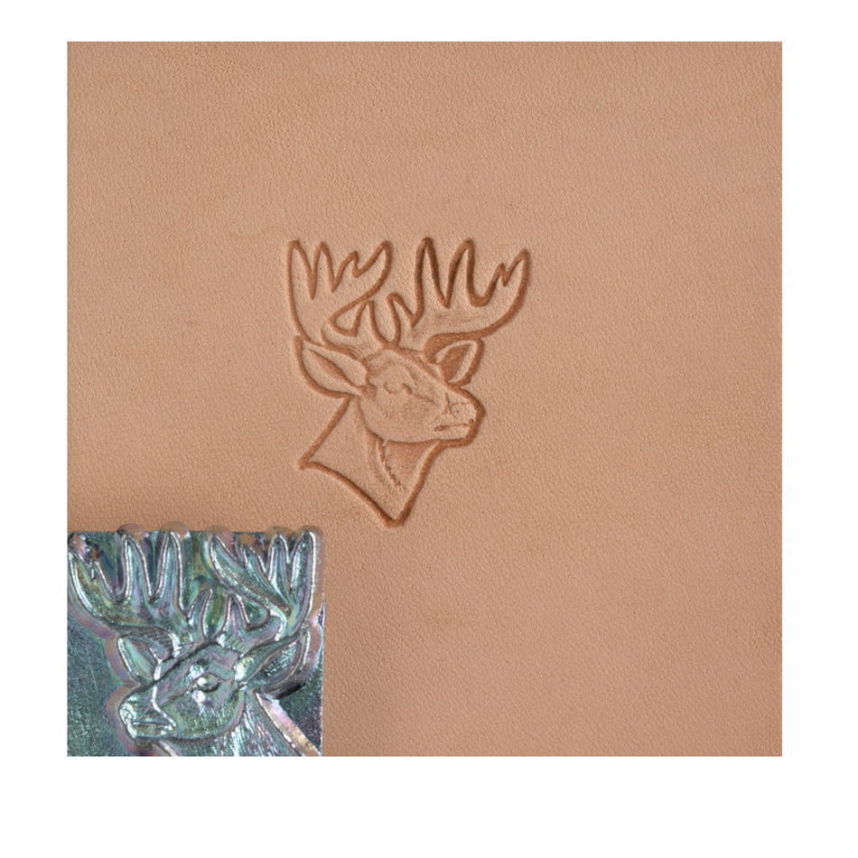 Tandy Leather Deer Head Craftool 3-D Stamp 88341-00