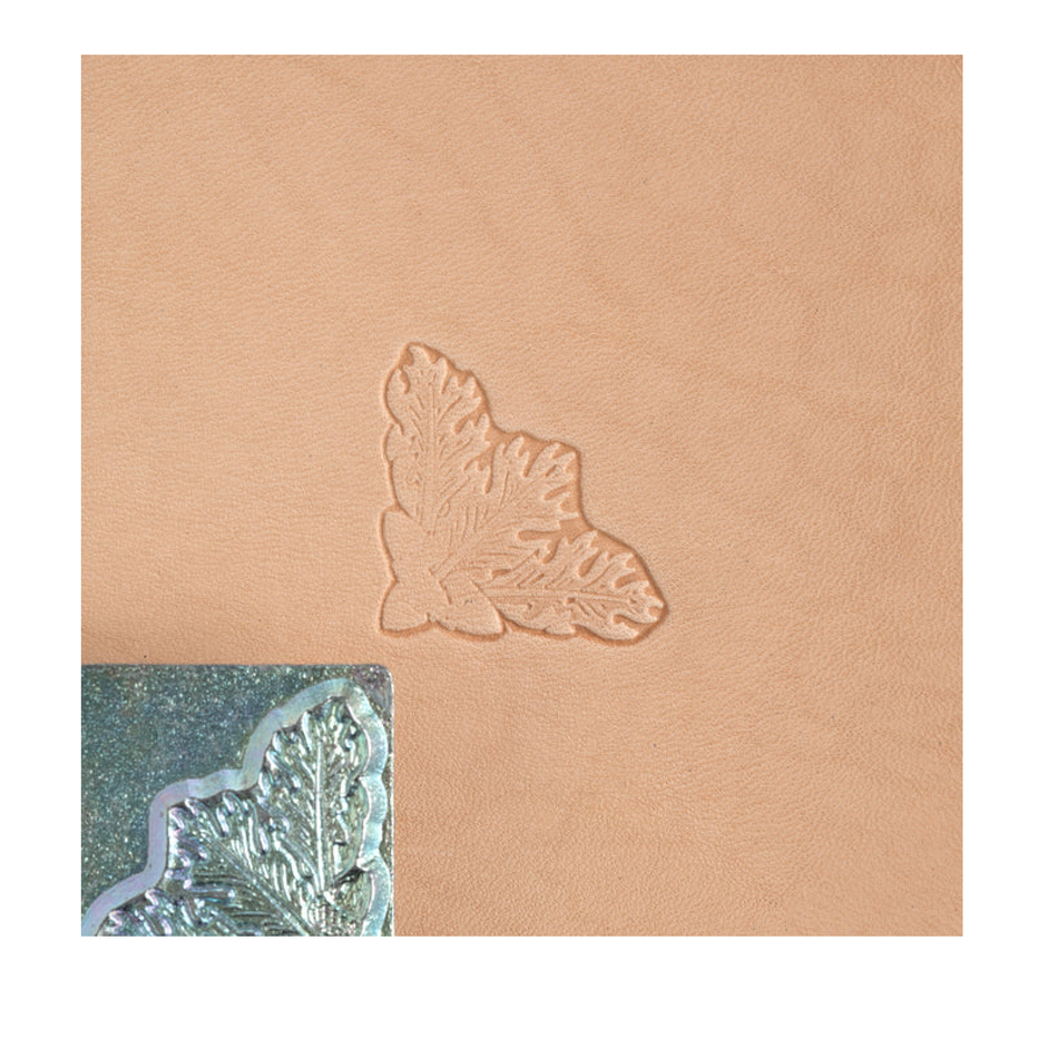 Tandy Leather Oak Leaf Corner Craftool 3-D Stamp 8536-00
