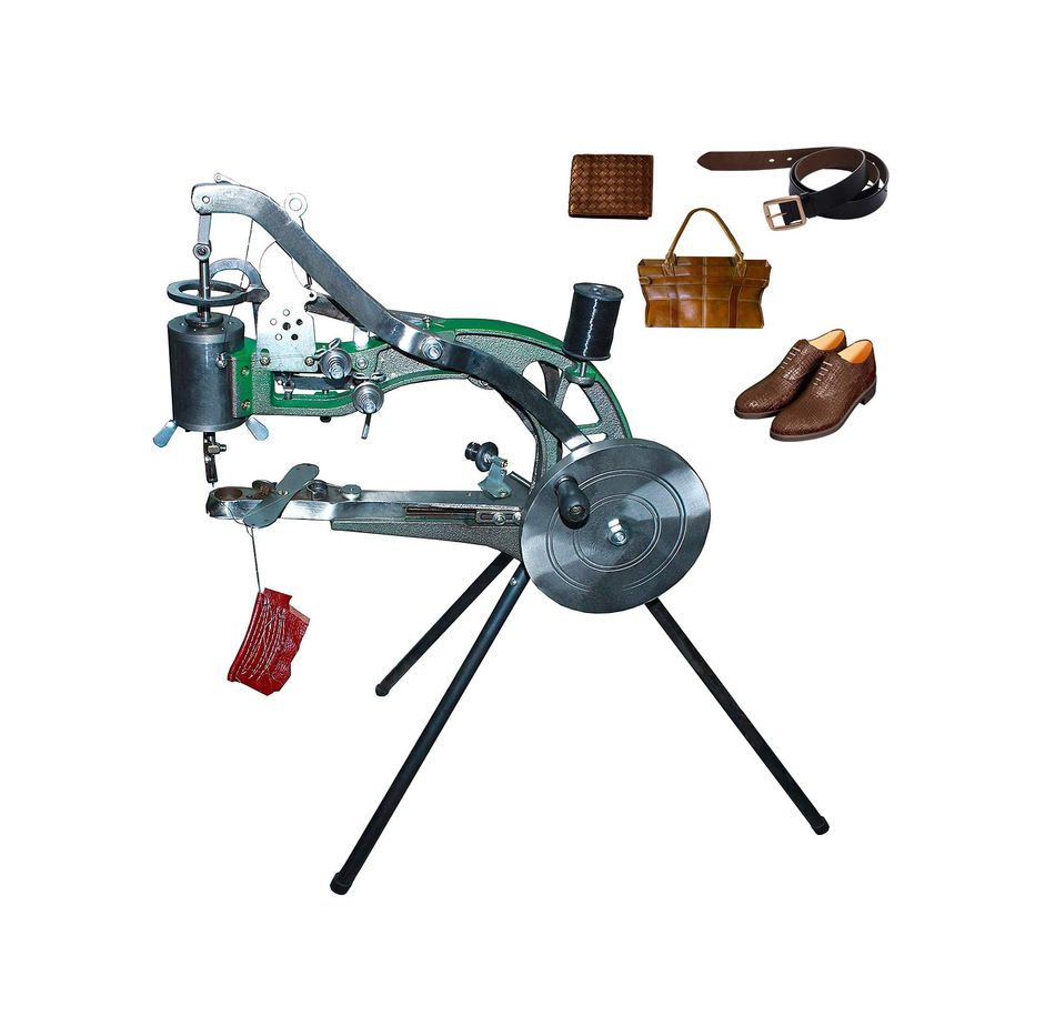ColouredPeas the Latest Upgraded Version 10 -Bearings Shoe Repair Hand Sewing Machine Shoe Cobbler Machine with Nylon Line Manual Mending for Shoes