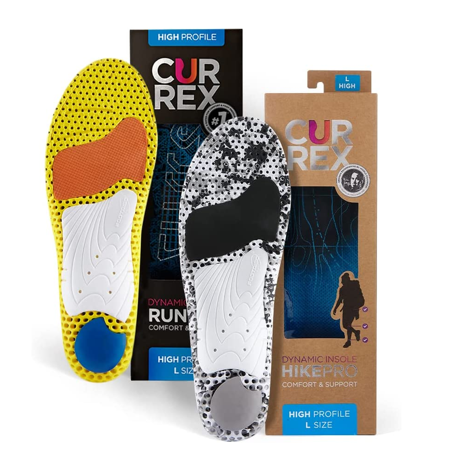 Currex Customized Support Insoles Bundle | HikePRO Insole & RunPRO Insole