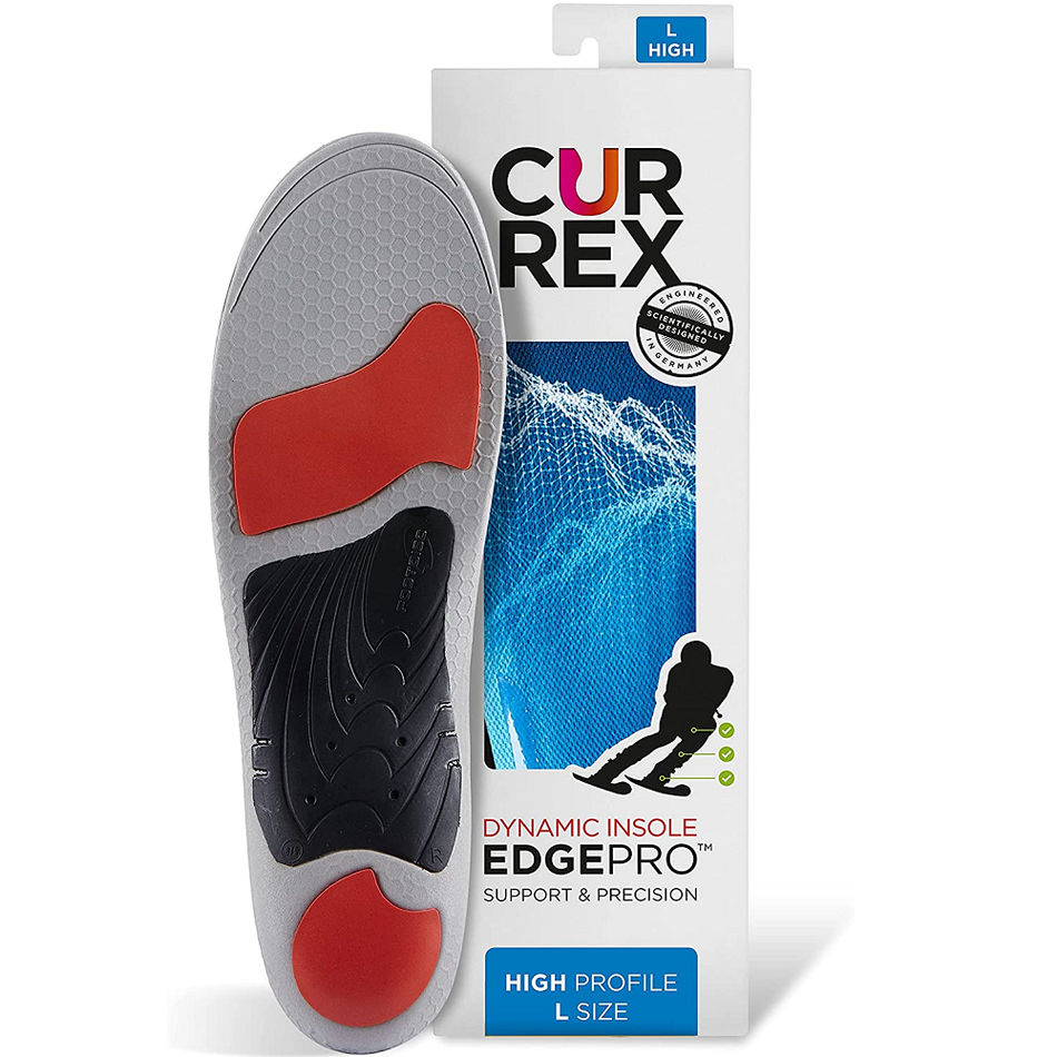 Currex EdgePRO Insole | Men Women & Youth Dynamic Support Insole | Shock Absorption