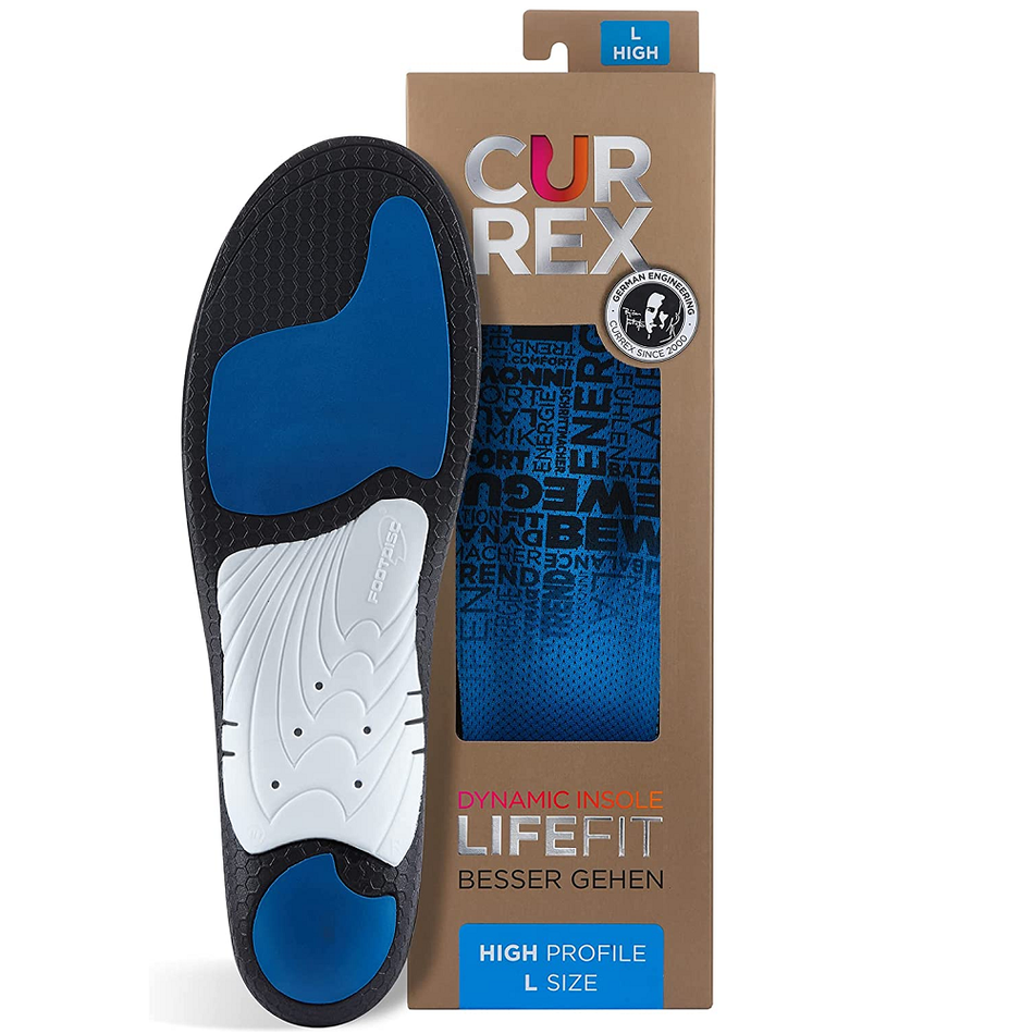 Currex LifeFit Insole | Men Women & Youth Dynamic Support Insole | Feet & Joint Relief