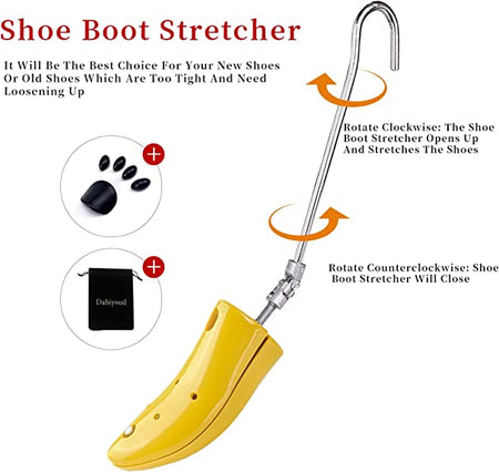 Dabiyvoil Shoe Boot Stretcher for Thick Feet | 2Pack Adjustable Shoe Boot Stretchers