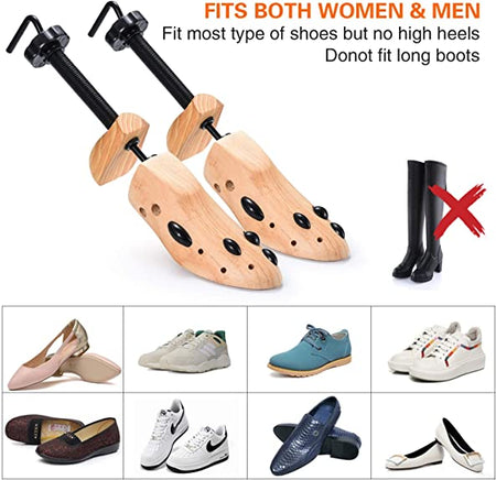 EST New Two Way Women Men Shoe Stretcher for Length and Width