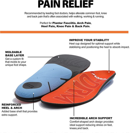 FORM Premium Insoles Reinforced  Orange