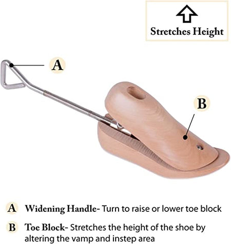 FootFitter Instep & Vamp Shoe Stretcher | Relieves Foot Tightness Across Top of Shoe