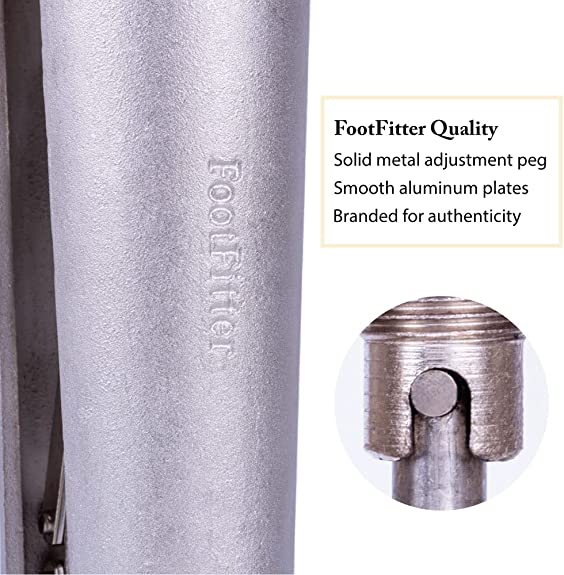 FootFitter Professional Cast Aluminum Combination Boot Instep & Shaft Stretcher