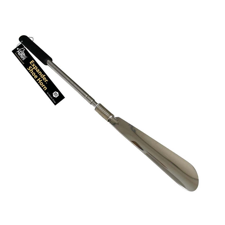FootMatters Long Handled Adjustable Expander Shoe Horn - Extendable & Collapsible 16 to 31 inches