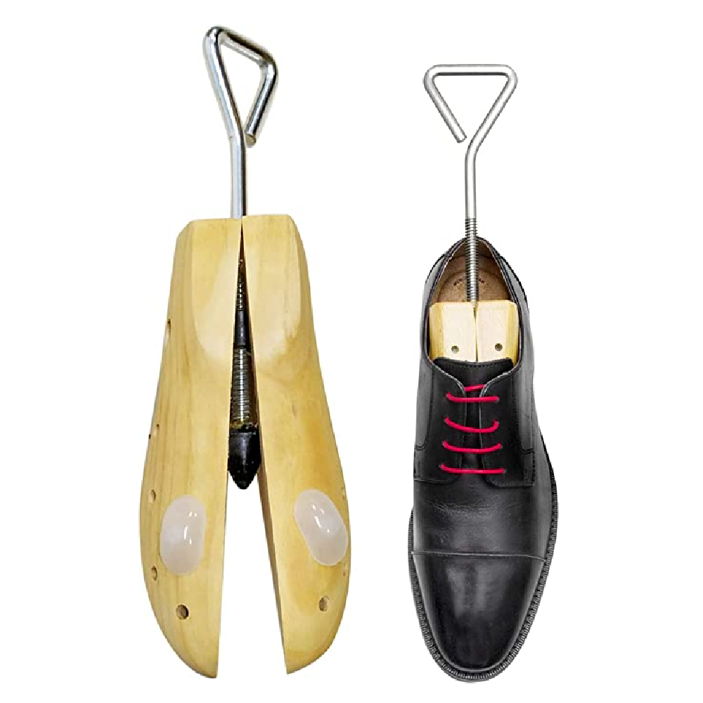 Home-X Men’s Large Wooden Boot and Shoe Stretcher Tool