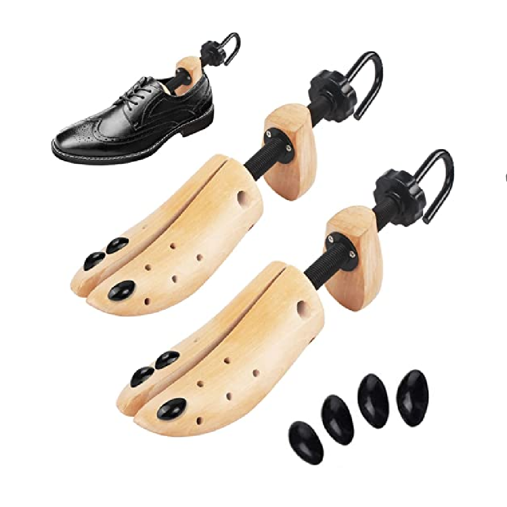 Hoteelee Pair of Wooden Shoe Stretcher Stretches | Shoe Trees