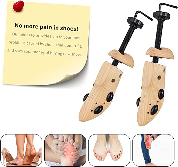 Parts3A Shoe Stretcher Men Women | Upgraded Wooden Shoe Stretcher