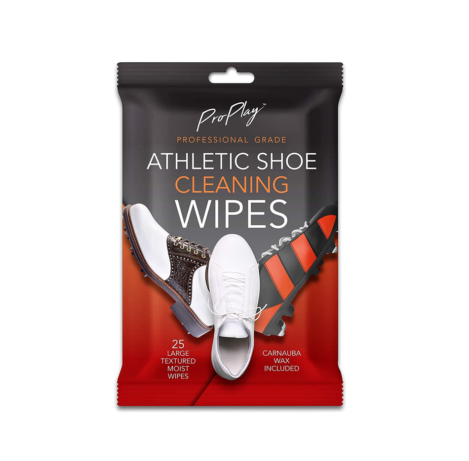 ProPlay Athletic Shoe Cleaning Wipes Carnauba Wax Included Repels Water from Shoes