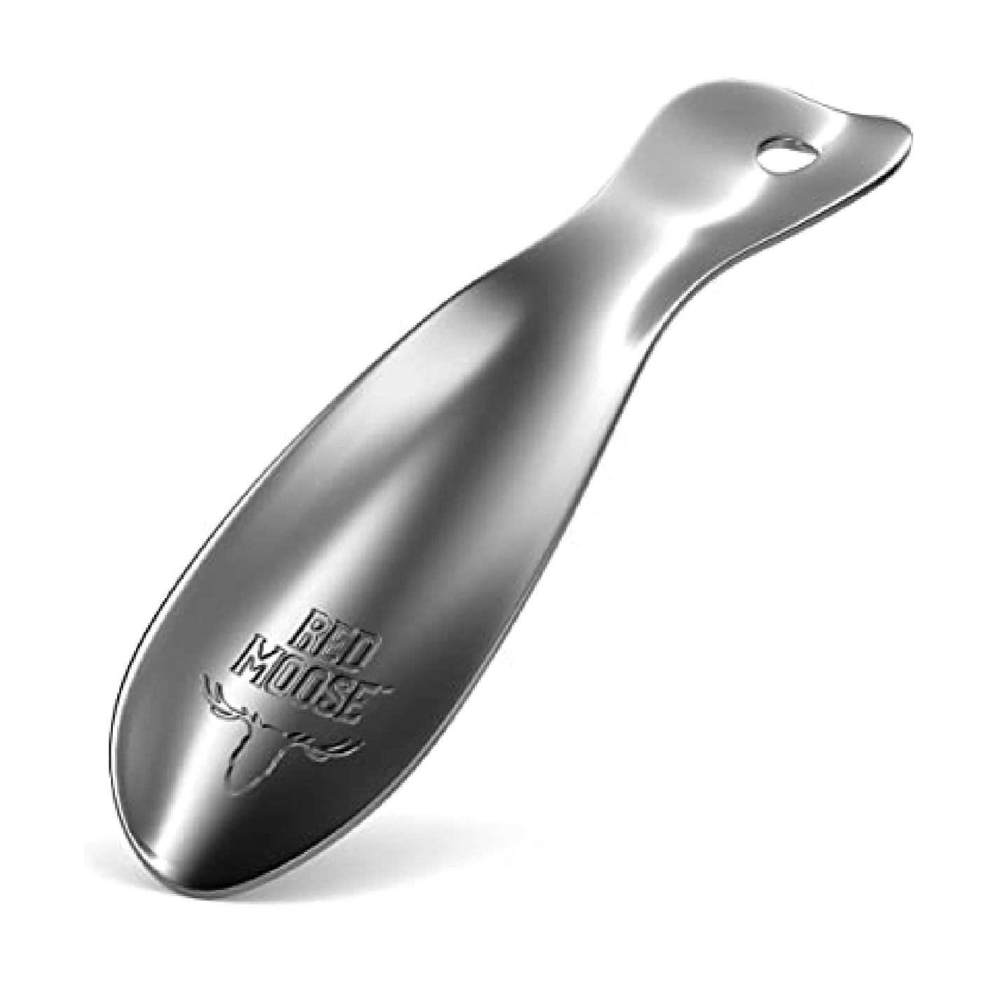 RED MOOSE Shoe Horn - 7.5 Inch- Solid Steel - Durable Metal