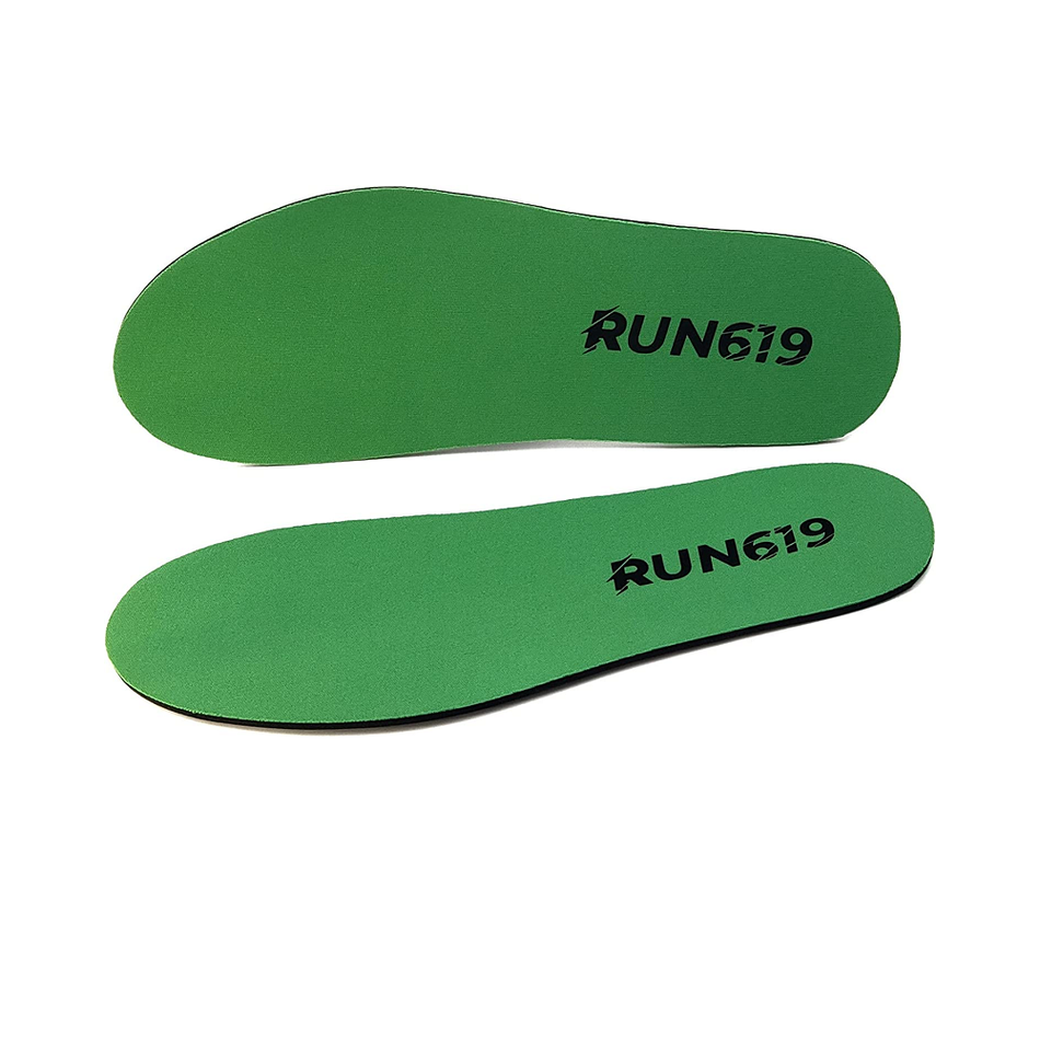 RUN619 Zero Drop Wide Shoe Insoles | Thin Flat Firm Shoe Inserts w/ No Arch Support