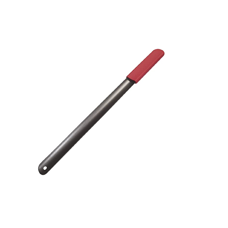 Rehabilitation Advantage Red Grip Handle Powder Coated Steel Shoehorn- 18 Inch