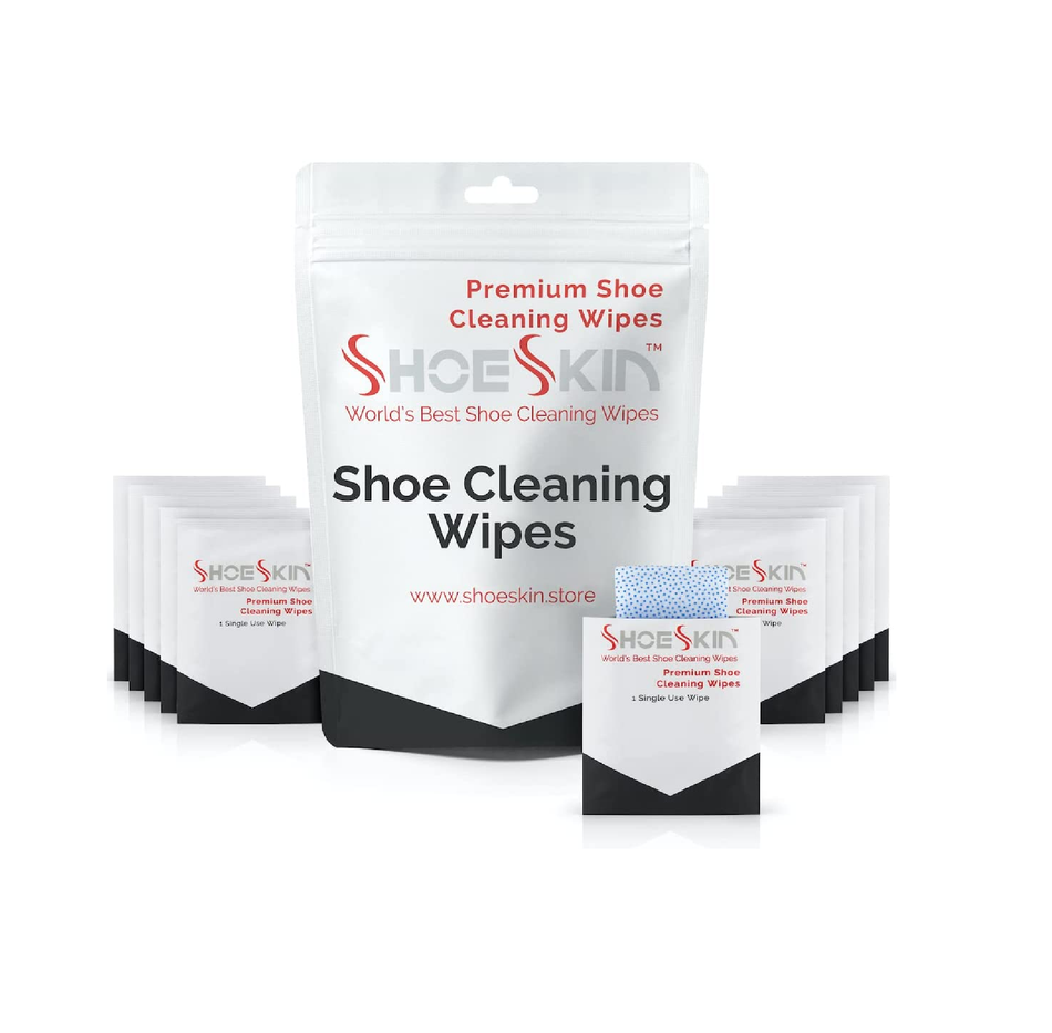 SHOESKIN Shoe Cleaning Wipes 30 Count