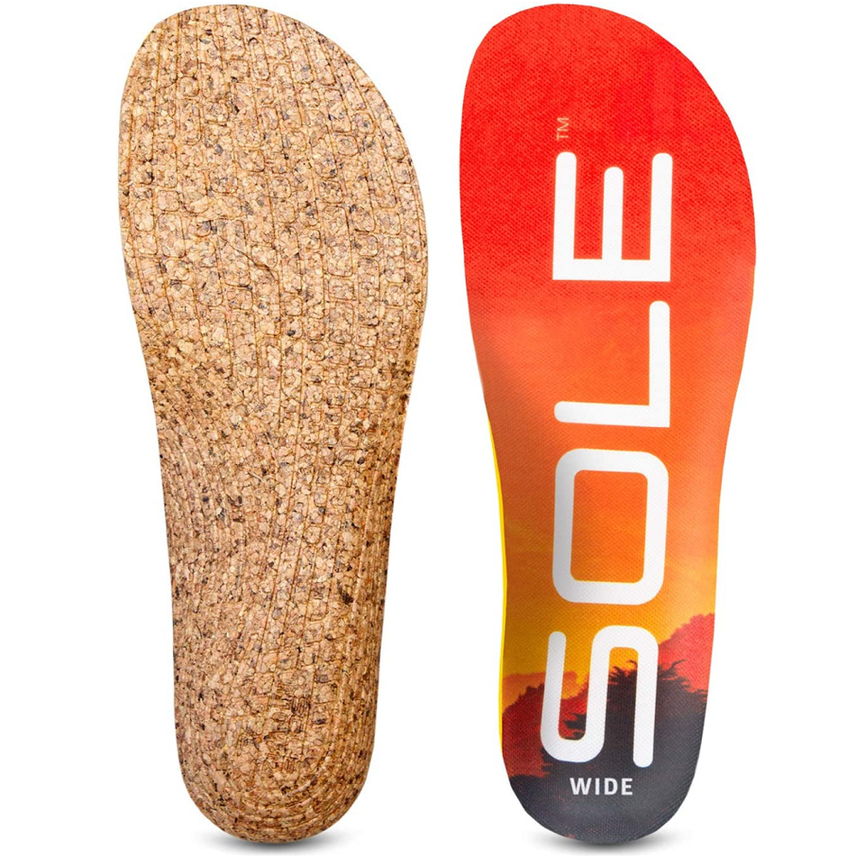 SOLE Performance Medium Wide Cork Shoe Insoles
