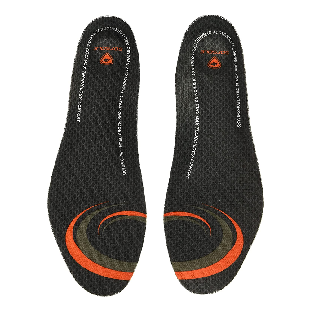 Sof Sole Insoles Men's AIRR Performance Full-Length Gel Shoe Insert