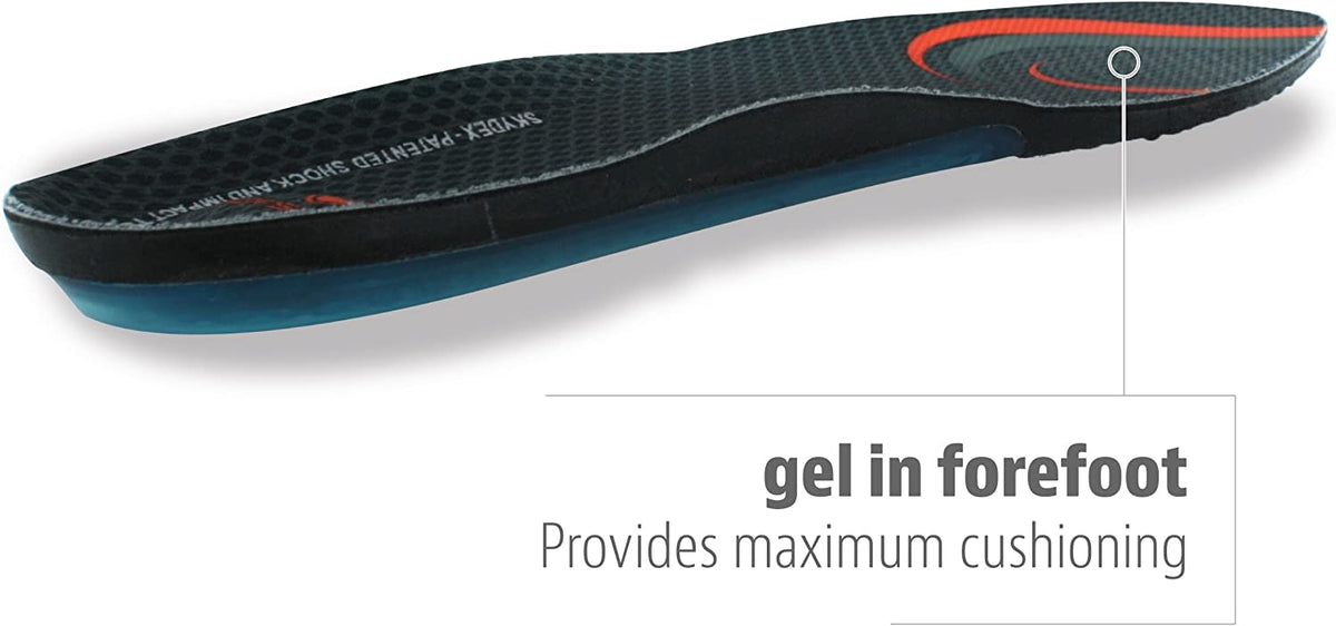 Sof Sole Insoles Men's AIRR Performance Full-Length Gel Shoe Insert