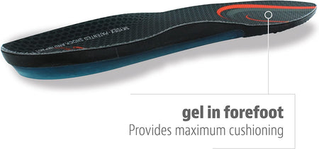 Sof Sole Insoles Men's AIRR Performance Full-Length Gel Shoe Insert