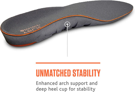 Sof Sole Insoles Men's High Arch Performance Full-Length Foam Shoe Insert