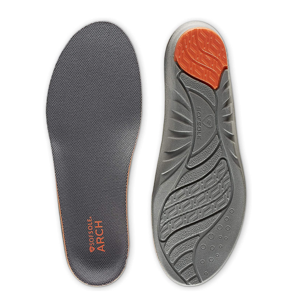 Sof Sole Insoles Men's High Arch Performance Full-Length Foam Shoe Insert