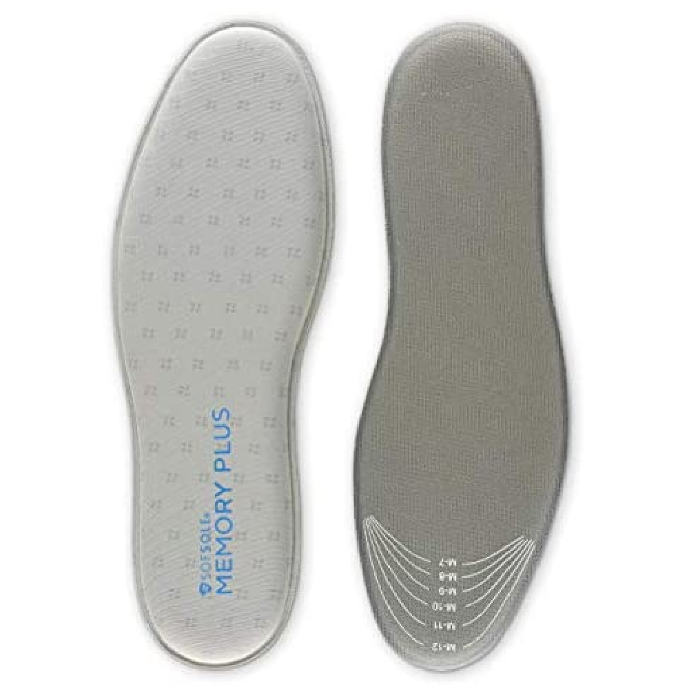 Sof Sole Men's Memory Plus Comfort Full-Length Insole