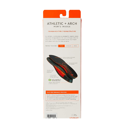 Sof Sole Women's Sof Sole Athletic Arch Insole Black 8-11 M