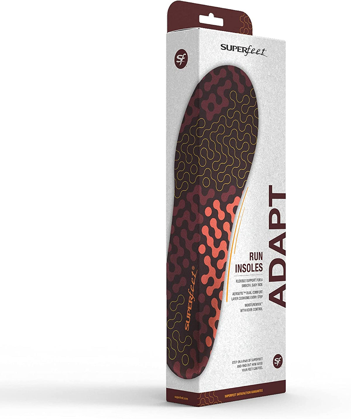 Superfeet Adapt Run - Flexible Arch Support Insoles for Running Shoes