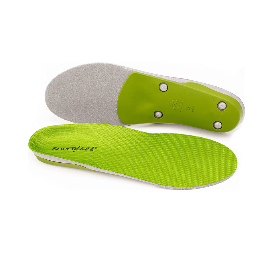 Superfeet GREEN | High Arch Orthotic Support | Cut-To-Fit Shoe Insoles